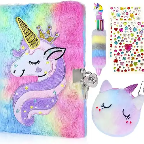 Agenda Escolar de Unicornio para Niñas
