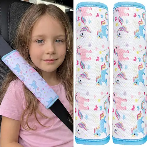 Almohadilla Cinturón de Seguridad para Niños de Unicornio