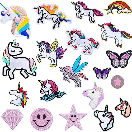 Parches de Unicornio para Ropa