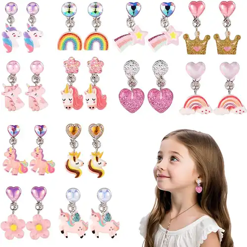 Pendientes de Unicornio