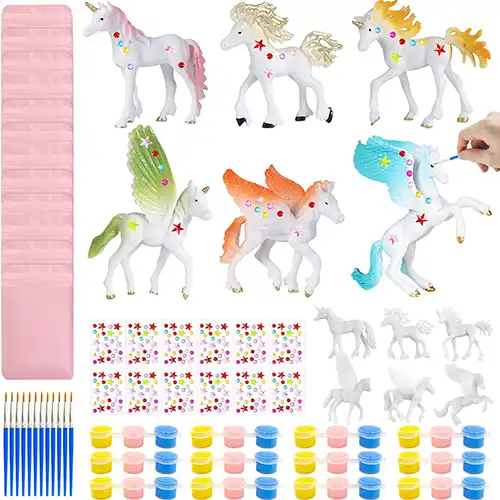 Piezas de Resina de Unicornio