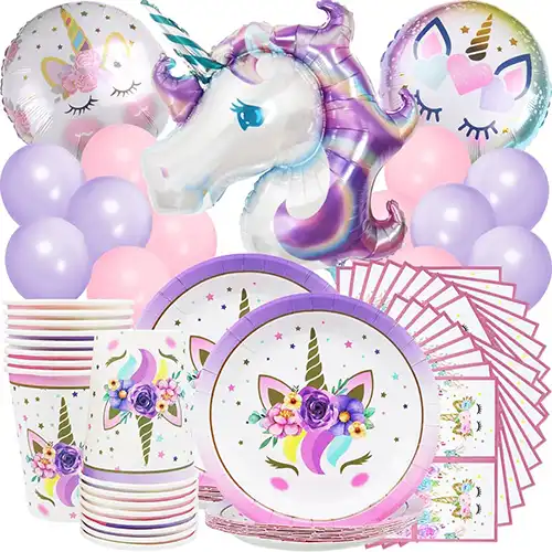 Vajilla de Unicornio